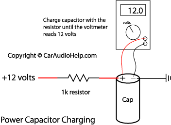 How to Charge a Car Audio Capacitor